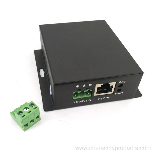 9~52VDC Input Gigabit 1000Mbps 30W Solar PoE Injector